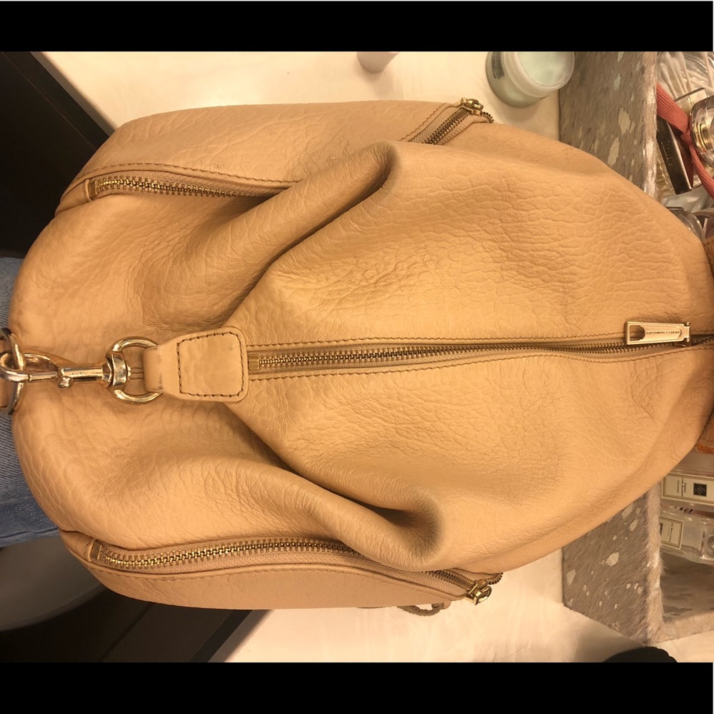 Leather backpack